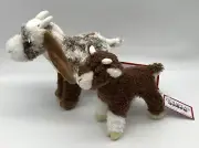 NWT “Bodhi” & “Buffy” the Brown Baby Goat Plush Toy Set