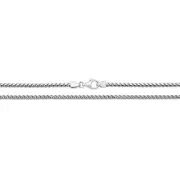 Boys Sterling Silver 2mm Franco Chain Necklace