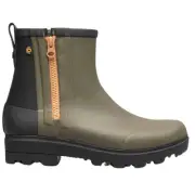 Bogs Holly Rain Zip Women's Rain Boots, Army Green, W10