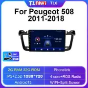 2011-2018 For PEUGEOT 508 Car Player Auto GPS Navigation Radio Stereo Multimedia