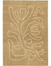 [Miss Amara] Khayana Hand Drawn Washable Rug in Brown