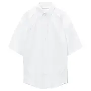 [T By Alexander Wang] Short Sleeve Button Down Dress