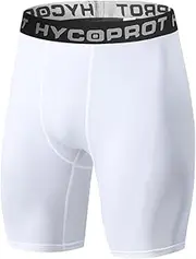[HYCOPROT] 1 or 3 Pack Mens Compression Shorts Sports Quick Dry Base Layer Shorts Athletic Performance Underwear Shorts for Workout Running Active