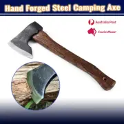 Tactical Felling Axe High Carbon Steel Head Camping Survival Hatchet Handmade