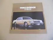 NOS Original 1980 Dodge St. Regis Dealership Sales Brochure