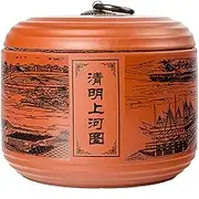 sealed lids, Storage Jars, Tea Canister, Sealed Purple Clay Tea Jars Kitchen Container Tea Pot Storage Sugar Jar