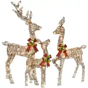 Christmas Decorations Outdoors Reindeer Family - Light up Christmas Decor Bro...