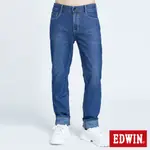 EDWIN 迦績EJ3超彈中直筒牛仔褲(石洗綠)-男款
