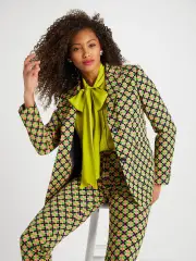 Patio Tile Twill Blazer