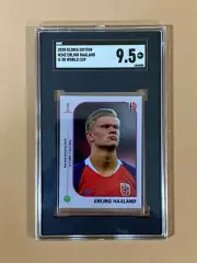 2020 Erling Haaland Rookie Sticker Gloria Edition WC Under-20 SGC 9.5 no PSA BGS