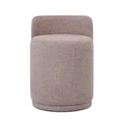 Hiboa Chenille Ottoman Stool