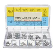 ASSORTMENT WATCH CASING SCREW AND CLAMP TOTAL 240PCS
