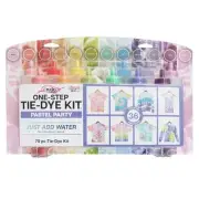 Tulip One-Step Tie-Dye Kit-Pastel Party, 12 Colors 47894