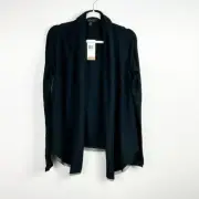 NEW Alala Jet Set Cardigan Black Size Small Womens Athletic Wear Activewear