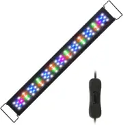 Zingbabu Aquarium Light, 25W RGB Full Spectrum Fish Tank Light, Super Slim Fi...