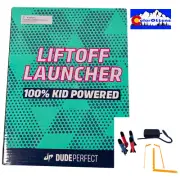 Dude Perfect Liftoff Launcher Kid Powered Outdoor Stomp Rocket