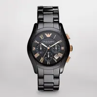 在飛比找蝦皮商城優惠-【EMPORIO ARMANI】經典陶瓷計時腕錶 AR141