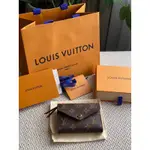 LOUIS VUITTON VICTORINE LV三折短夾 棕 M62472