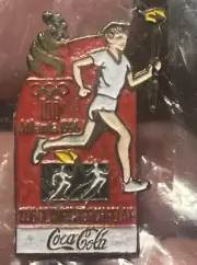 Coca-Cola Coke Olympic Torch Relay 1996 Games Atlanta GA PIN Vintage 1992
