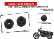 Black Rubber Seat Support "Fit For Royal Enfield New Classic 350" (for: Royal Enfield)