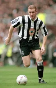 Steve Watson of Newcastle United at the FA Carling Premiership mat- Old Photo