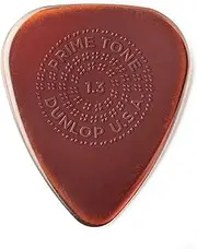 Jim Dunlop Primetone Standard 1.3mm Sculpted Plectra with Grip - 12 Pack (510R13)