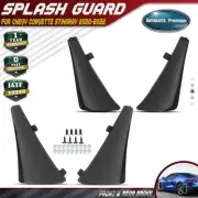 4x Front & Rear Mud Flaps Splash Guards for Chevy Corvette Stingray 2020-2022