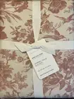 Pottery Barn Rosewood Sorrel Toile Floral Duvet Cover - KING / CAL - NEW