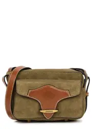 Isabel Marant Wasy Suede Cross-body bag - Green One Size