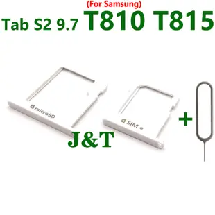 SAMSUNG 三星 GALAXY Tab S2 9.7 T810 T815 Sim 卡托盤插槽支架讀卡器 SD 插槽適