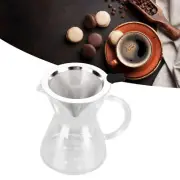 (flat)Drip Glass Coffee Maker Environmental Protection Glass Coffee Pot Heat AC