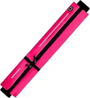 EVEREPIC Waterproof Running Bumbag with Zippers&Stretch Waistband-360° Reflective Strips Unisex Sport Belt Bag for Jogging, Gym-Secure Phone Holder Running Accessories (Men/Women) (Rose Red)