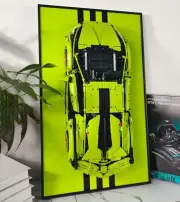 ICUANUTY Display Wall Mount for Lego Technic Lamborghini Sián FKP 37 42115,Bu...