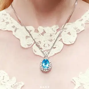 超殺價🔥CHARRIOL 夏利豪 10克拉 拓帕石 丹泉石 海藍寶石 坦桑石 項鍊 多層電鍍18K金 項鏈鳳凰珠寶