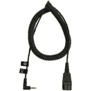 Jabra Cord - QD to 2.5mm, 2m Curly