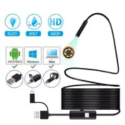 5M for Type C Android PC HD Endoscope Waterproof Borescope USB Inspection Camera