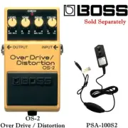 BOSS Effects Pedal Over Drive / Distortion " OS-2 " genuine AC adapter PSA-100S2