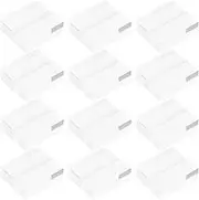 jojofuny 12Pcs Acrylic Place Card Holders Business Card Stands for Displaying Photos Menus Notes for Weddings Parties and Home