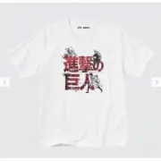UNIQLO UT Archive - Attack on Titan Graphic T-Shirt White - SIZE M