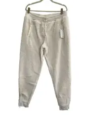 PJ Salvage XL Teddy Sherpa Fluffy Fleece Jogger Pants Lounge Ivory NWT #PQEE