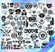 LAS VEGAS RAIDERS SVG, DESIGNS BUNDLE, CUT FILES, SVG for Cricut