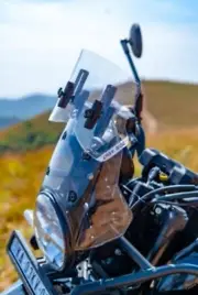 "WINDSHIELD VISOR EXTENDER, CLEAR" FIT FOR ROYAL ENFIELD HIMALAYAN 450