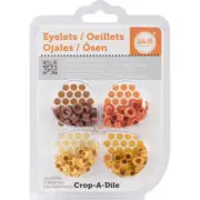 We R Memory Keepers 0633356415749 Eyelets & Washers Crop-A-Dile-Standard-Orange