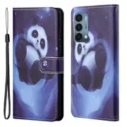Cross Texture Wallet Design New Pattern Printing Leather Phone Case With Stand For Oneplus Nord N200 5g/oppo A93 5g