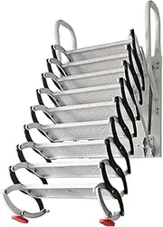 Telescopic Loft Ladder Outdoor Folding Ladder Platform Telescoping Ladder Lifting Ladder Invisible Ladder for indoor housework and outdoor activities