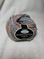 Bellezza Collection Cosetta Light Multi Wool Blend Yarn 1 Skein 1 3/4 Oz #3064