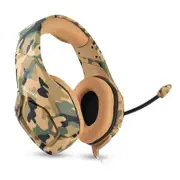 K1-B Single Plug Stereo Gaming Headset In-line Control Hi-Fi Headphone With Mic for PS4 Xbox One YELLOW COLOR