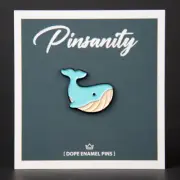 Happy Whale Chibi Pin - Fast Shipping from USA - Brooch