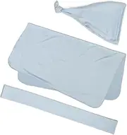Ipetboom Knotted Hat and Scarf Soft Nursery Blankets for Cozy Bath Wrap Towel for Newborn Comfort and Style