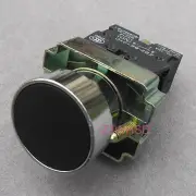 Black sign Momentary Push Button Switch Normally Open Contact Block